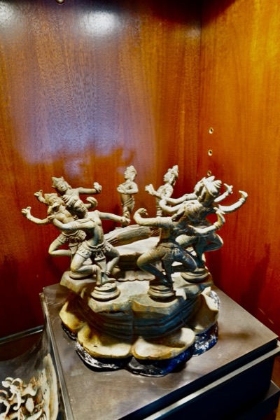 Group Of Dancing Figures On Lotus Base