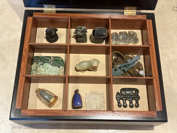 Boxed Group Of Ten Small Ornaments