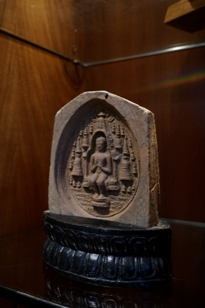 Carved Votive Tablet On Stand