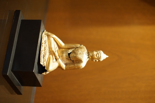 Small Gilt Seated Figure