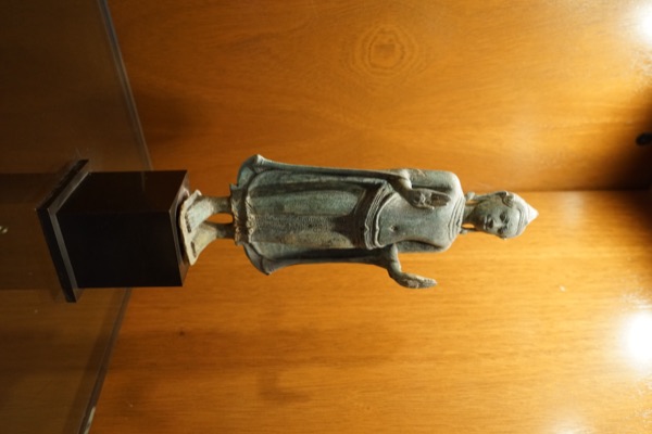 Standing Robed Figure With Raised Palms