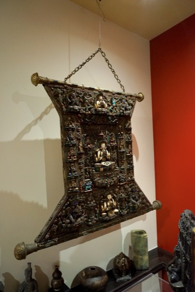 Ornate Metal Votive Wall Panel