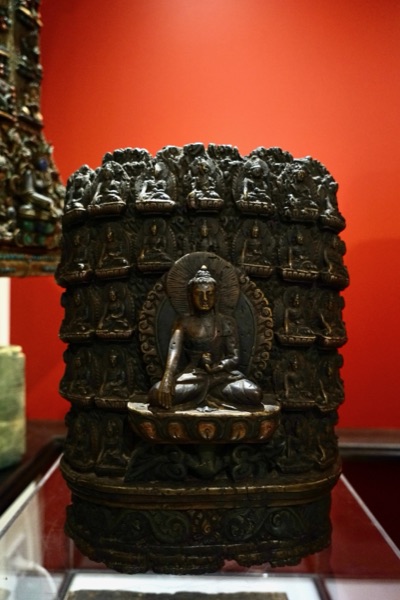 Seated Figure Shrine Stele